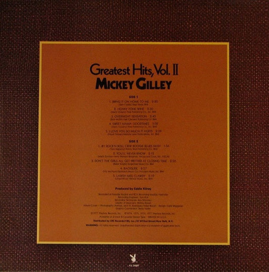 Greatest Hits, Vol. II - secondary