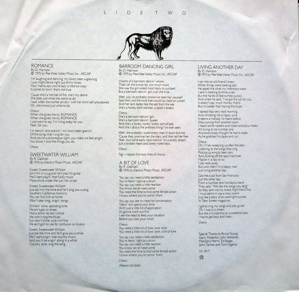The Don Harrison Band - secondary