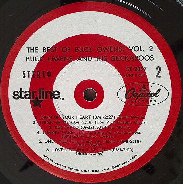 Buck Owens And His Buckaroos - The Best Of Buck Owens Vol. 2