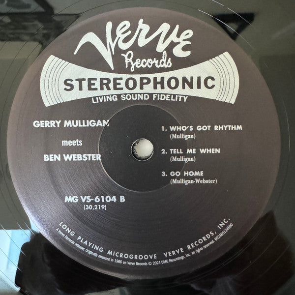 Gerry Mulligan Meets Ben Webster - secondary