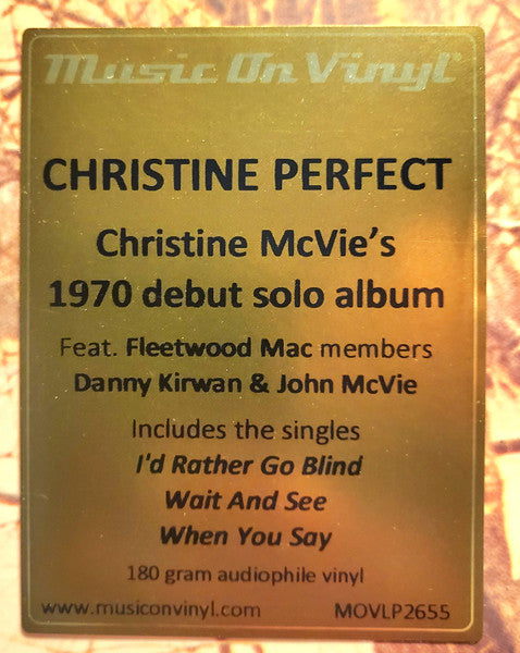 Christine Perfect - secondary