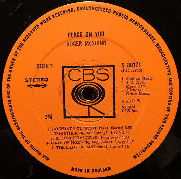 Peace On You - secondary