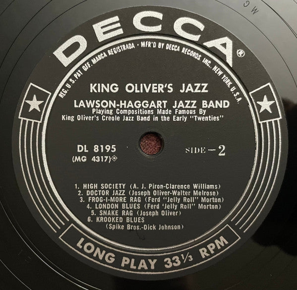 Lawson-Haggart Jazz Band - King Oliver's Jazz