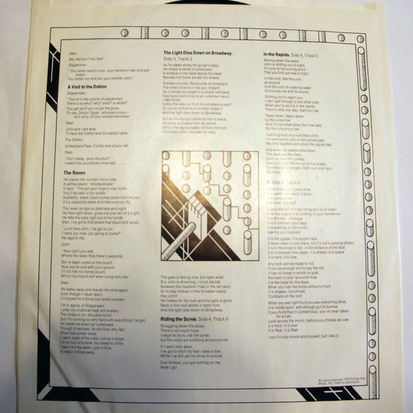 The Lamb Lies Down On Broadway - secondary