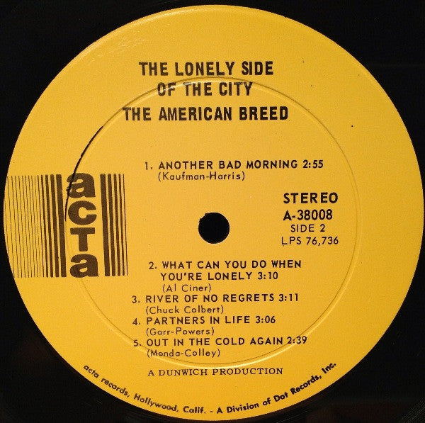 The American Breed - Lonely Side Of The City