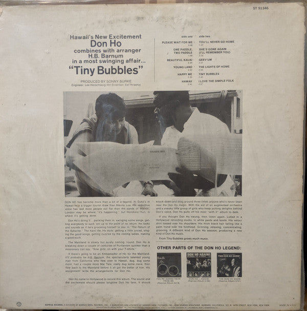 Don Ho - Tiny Bubbles