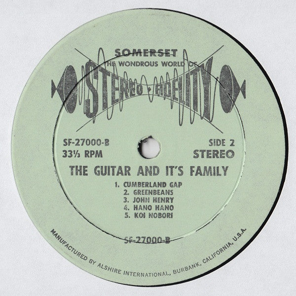 Various - The Guitar And It's Family Around The World