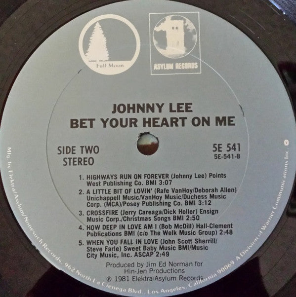 Johnny Lee - Bet Your Heart On Me