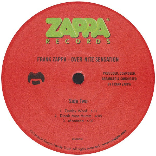 Over-Nite Sensation - secondary