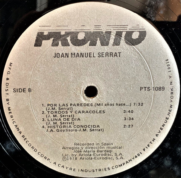 Joan Manuel Serrat - secondary
