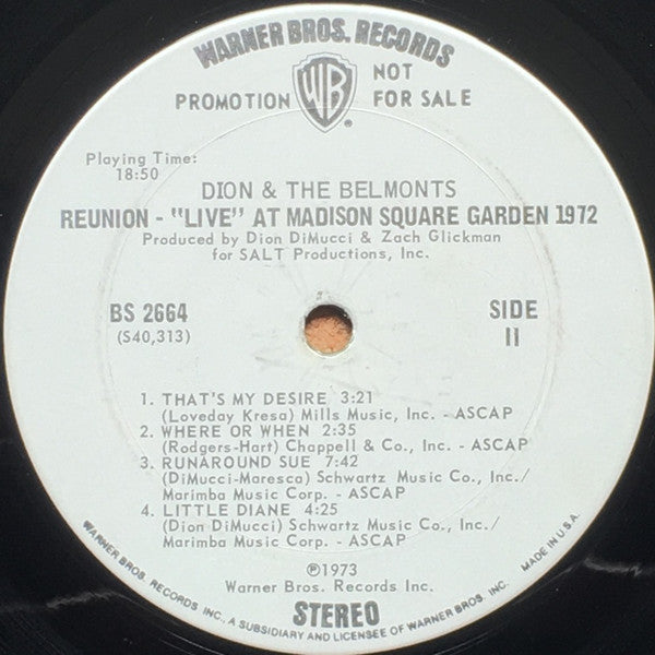 Live At Madison Square Garden 1972 (Reunion) - secondary
