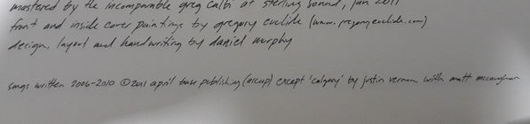 Bon Iver, Bon Iver - secondary