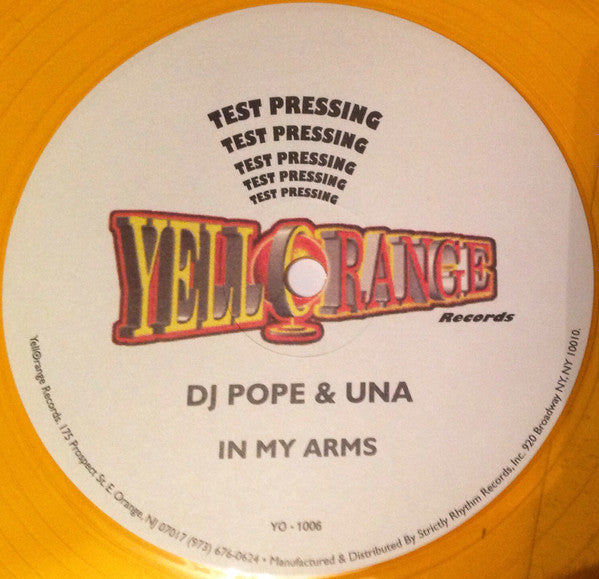 12" Single: DJ Pope, Una - In My Arms