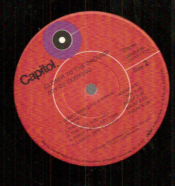 Joy Of Cooking - Closer To The Ground