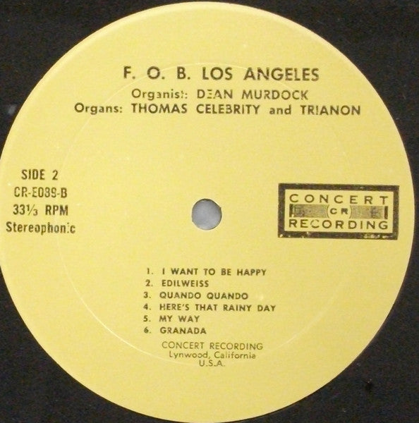 F. O. B. Los Angeles - secondary