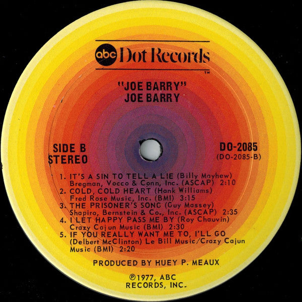 Joe Barry - secondary