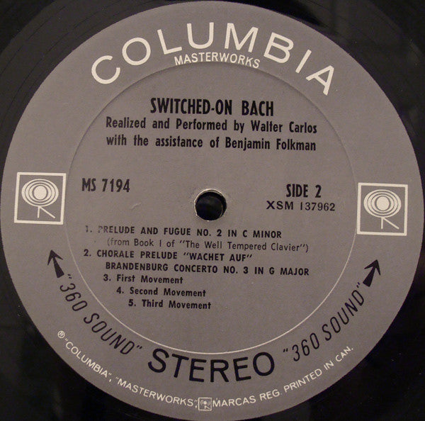 Walter Carlos - Switched-On Bach