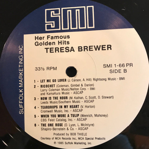 Teresa Brewer - Her Famous Golden Hits: Heart-Touching Love Songs
