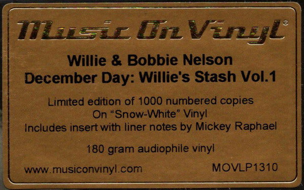 Willie’s Stash, Vol. 1: December Day - secondary