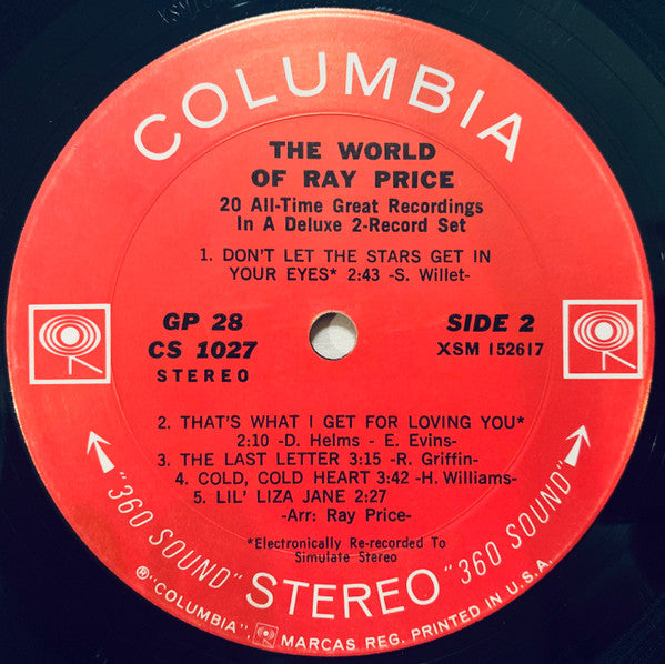 Ray Price - The World Of Ray Price