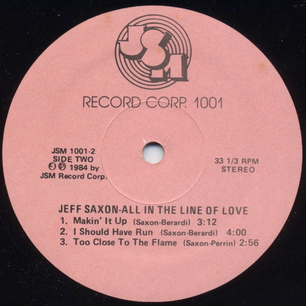 All In The Line Of Love - secondary