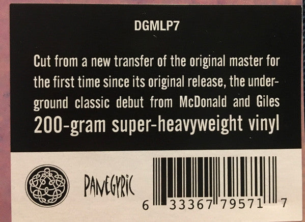 McDonald and Giles - secondary