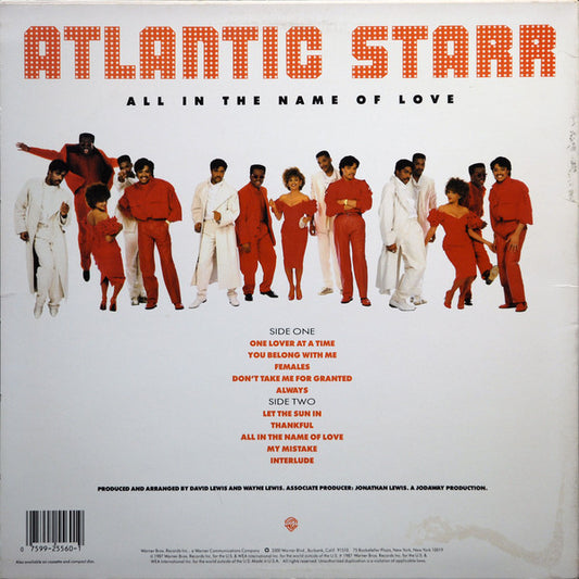 All In The Name Of Love - secondary