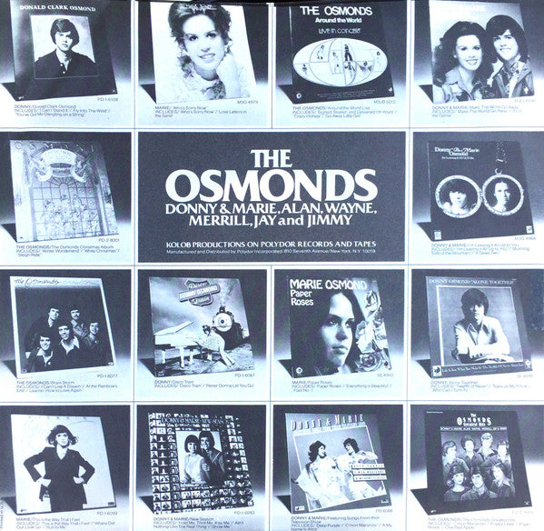 Donny & Marie Osmond - Donny & Marie Featuring Songs From Their Television Show