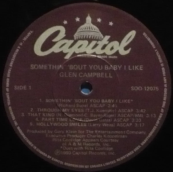 Glen Campbell - Somethin' 'Bout You Baby I Like