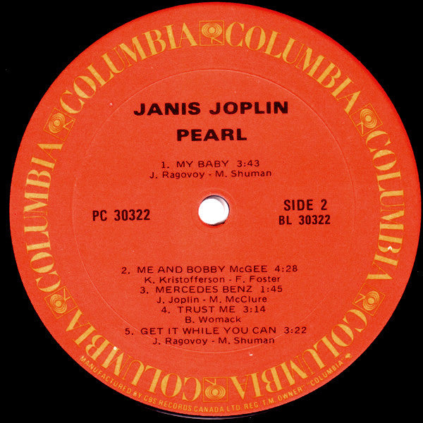 Janis Joplin - Pearl