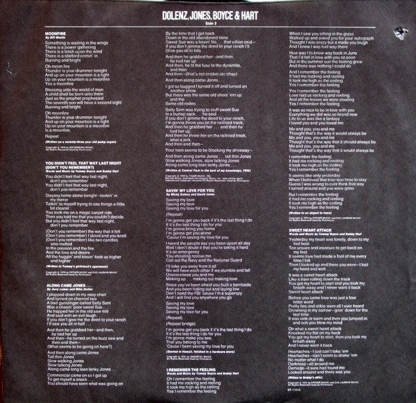 Dolenz, Jones, Boyce & Hart - secondary