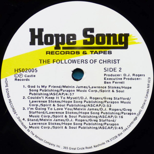 The Followers Of Christ - secondary