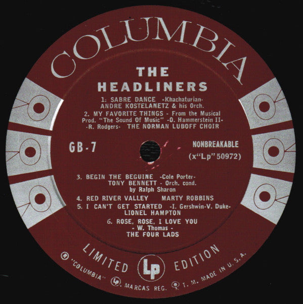 Various - The Headliners