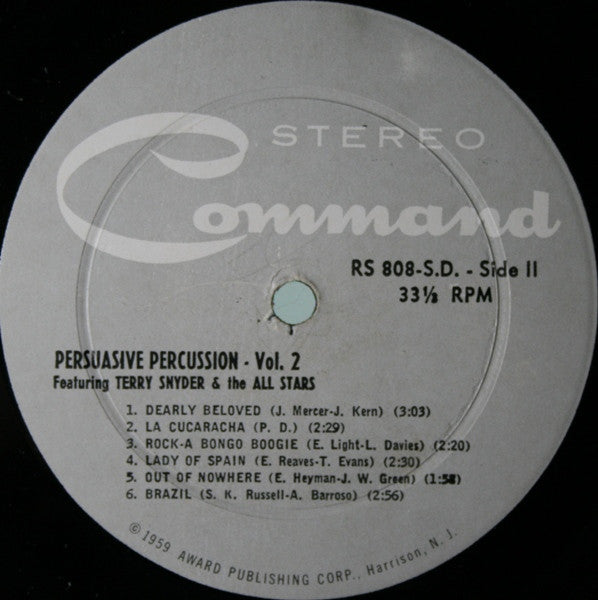 Terry Snyder And The All Stars - Persuasive Percussion Volume 2