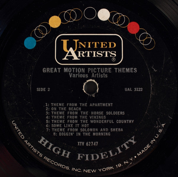 Various - Original Sound Tracks And Hit Music From Great Motion Picture Themes