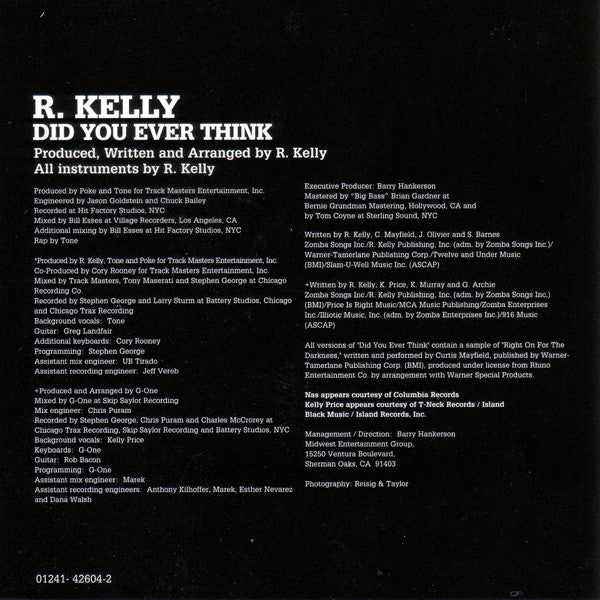 R. Kelly - Did You Ever Think