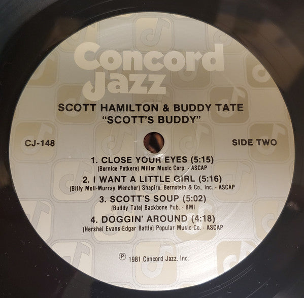 Scott Hamilton, Buddy Tate - Scott's Buddy