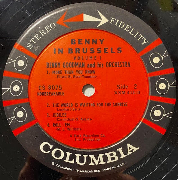 Benny In Brussels Volume 1 - secondary