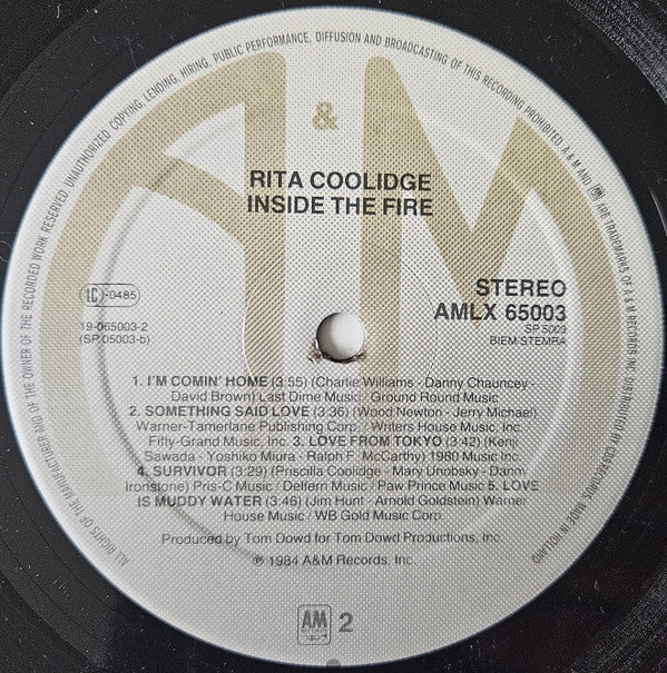 Rita Coolidge - Inside The Fire