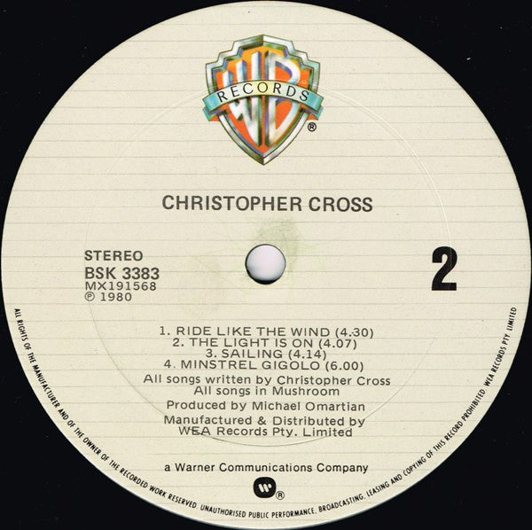 Christopher Cross - secondary