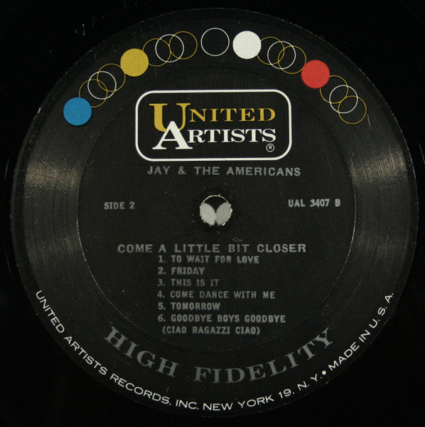 Come A Little Bit Closer - secondary