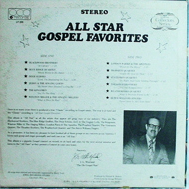 All Star Gospel Favorites Vol. I - secondary