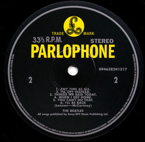 A Hard Day's Night - secondary