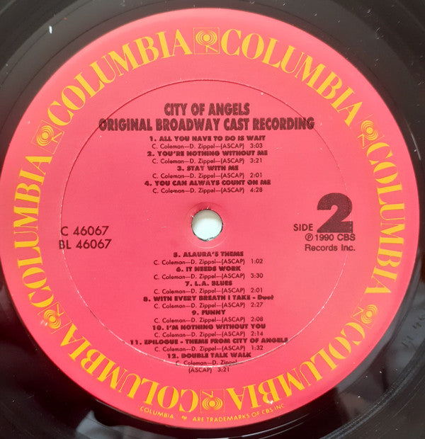 Cy Coleman, David Zippel, Larry Gelbart, "City Of Angels" Original Broadway Cast - City Of Angels (Original Broadway Cast Recording)