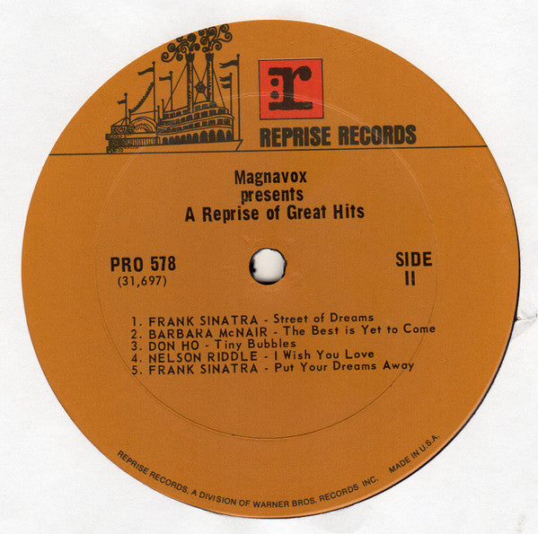 Magnavox Presents... A Reprise Of Great Hits - secondary