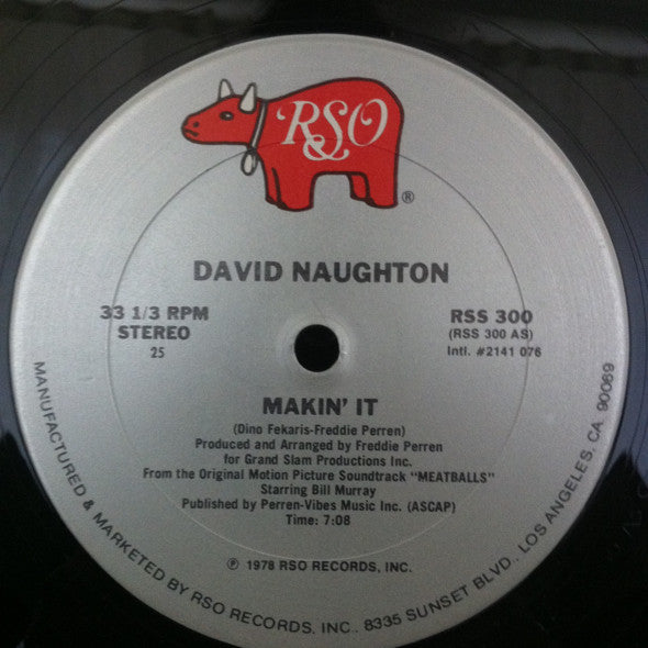 12" Single: David Naughton - Makin' It