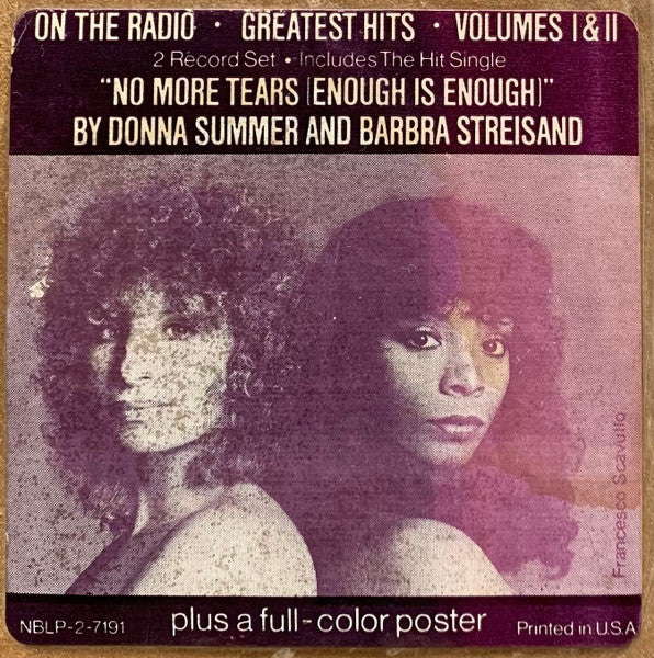 On The Radio - Greatest Hits Volumes I & II - secondary
