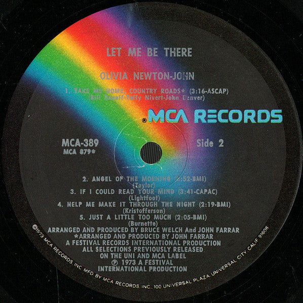 Let Me Be There - secondary