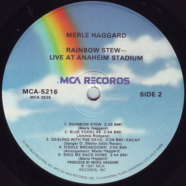 Rainbow Stew - Live At Anaheim Stadium - secondary