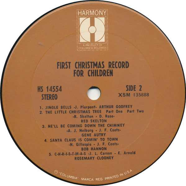 First Christmas Record For Children - secondary